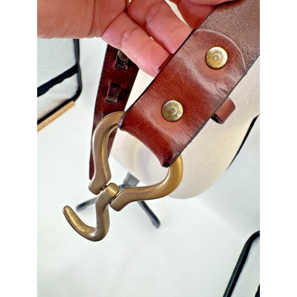 Vintage Orvis Chestnut Full Grain Leather Equestrian Hoof Pick Belt 40 Brass USA - Picture 12 of 16